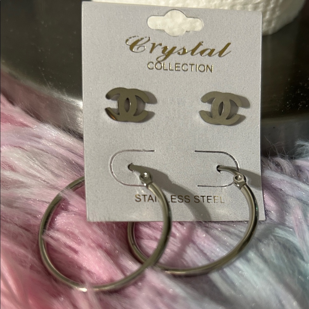 Silver Hoop Earrings